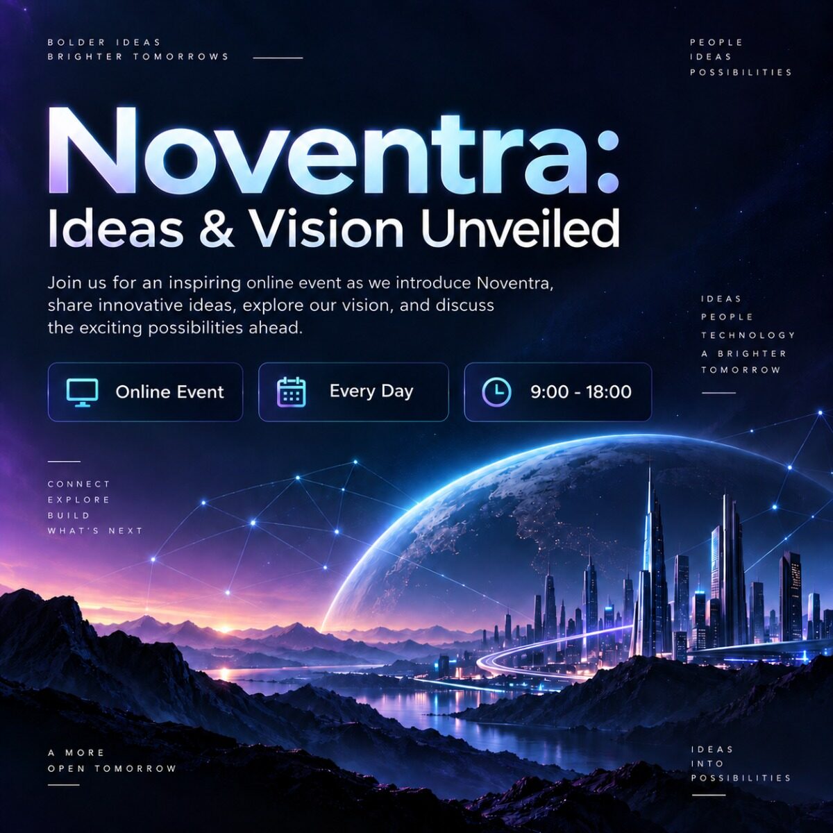Noventra: 아이디어와 비전의 공개